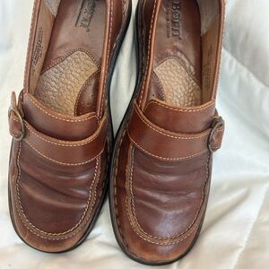 Born Leather Slip-On Loafers
